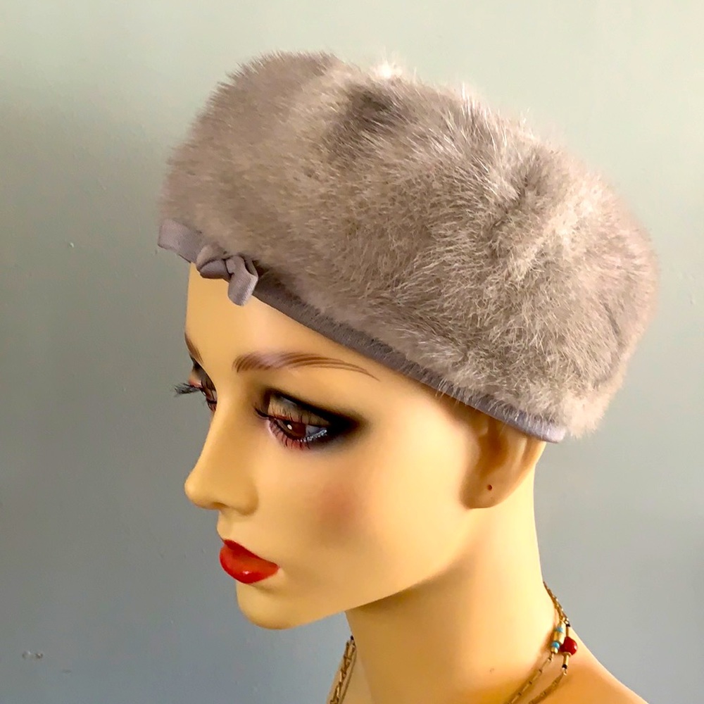 C. Crawford Hollidge 1950’s True Vintage Mink Pillbox Hat